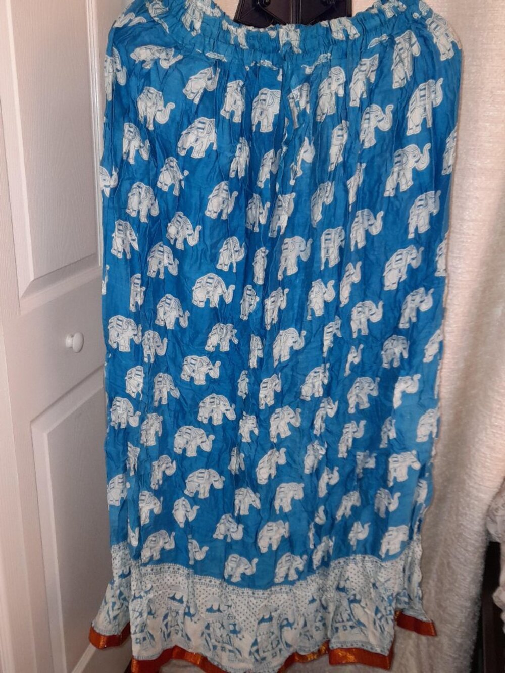 Blue Maxi Skirt